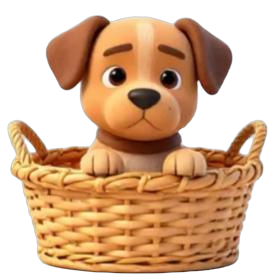 Cute dog mascot
